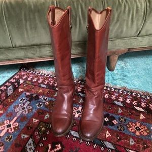 Frye Knee High Leather Boots
